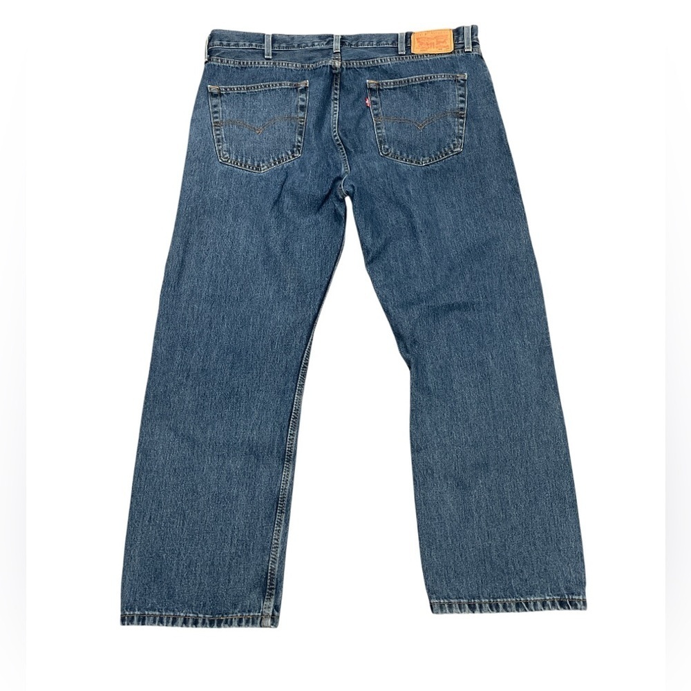 Levi’s Men’s 505 Classic Blue Denim Jeans Size 40/ 30 - Picture 3 of 3